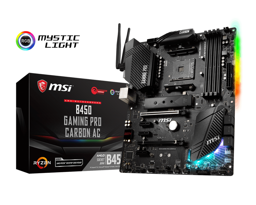 MSI B450 Gaming Pro Carbon AC Motherboard Specifications On MotherboardDB